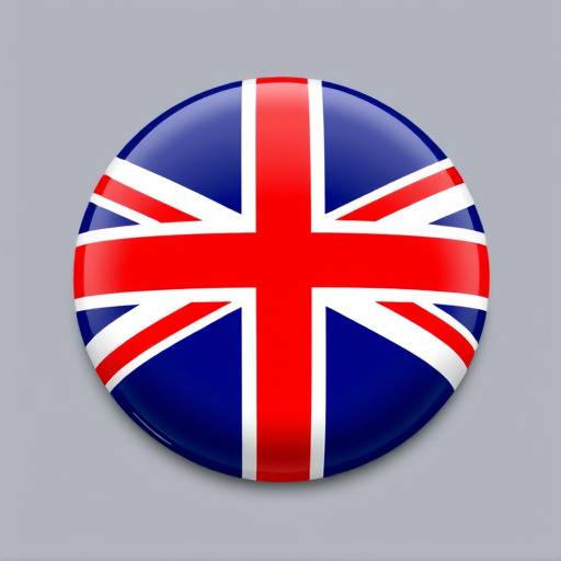 Icono de la bandera del Reino Unido.